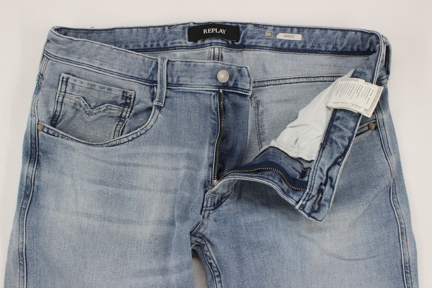 Mens Anbass Jeans Slim Denim