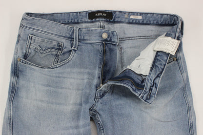 Mens Anbass Jeans Slim Denim