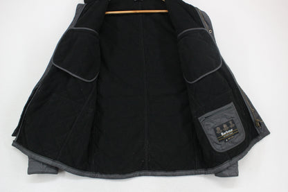 Mens Quilted Jacket Full Zip Outdoor