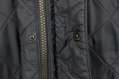 Mens Quilted Jacket Full Zip Outdoor