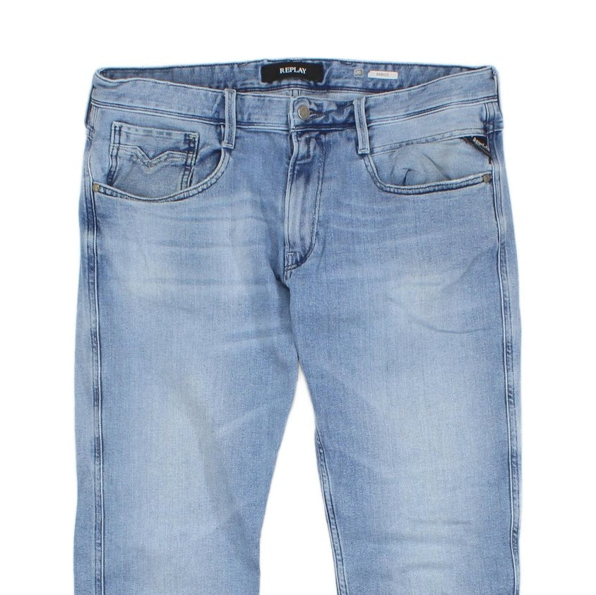 Mens Anbass Jeans Slim Denim