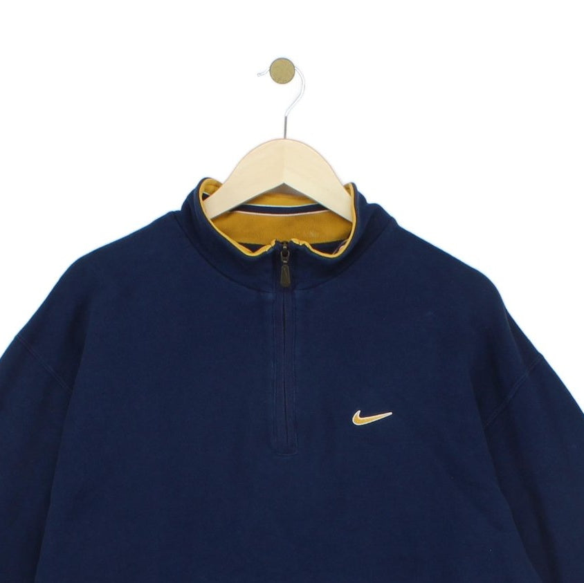 Mens 1/4 Zip Sweatshirt Oversized Pullover
