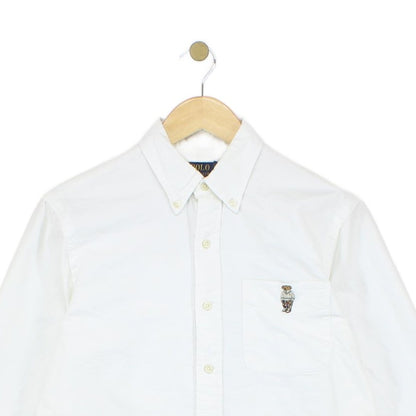 Mens Bear Oxford Shirt Classic Fit Button Down