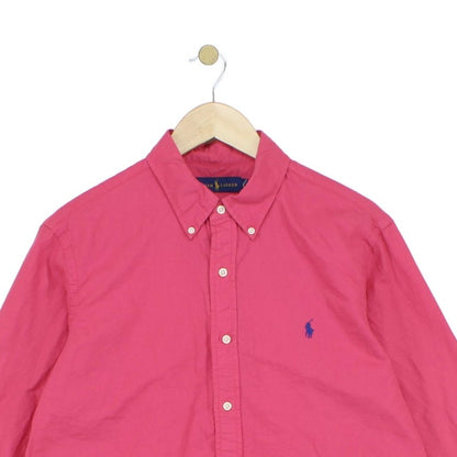 Mens Shirt Button Down Long Sleeve Collar