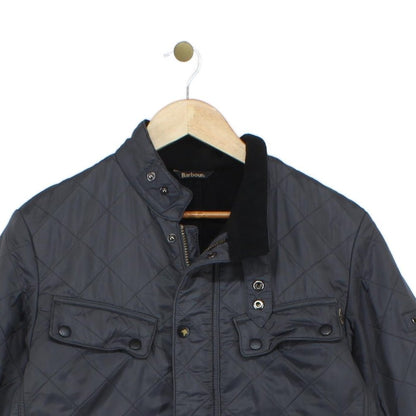 Mens Quilted Jacket Full Zip Outdoor