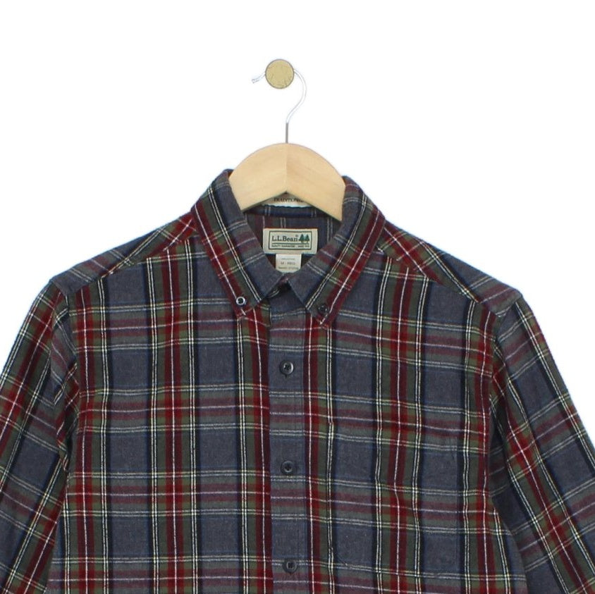 Womens Plaid Shirt Long Sleeve Classic