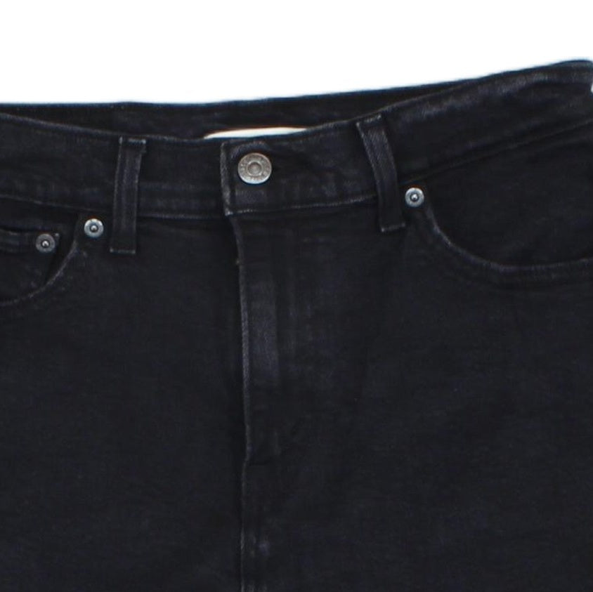 Womens Denim Shorts A-Line Mom