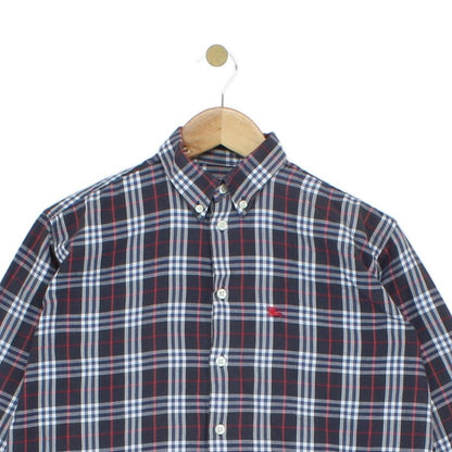 Boys Check Shirt Uk Made Button Up