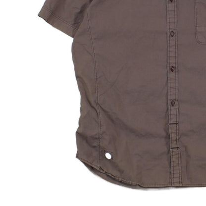 Mens Shirt Casual Short Sleeve Button Up Summer