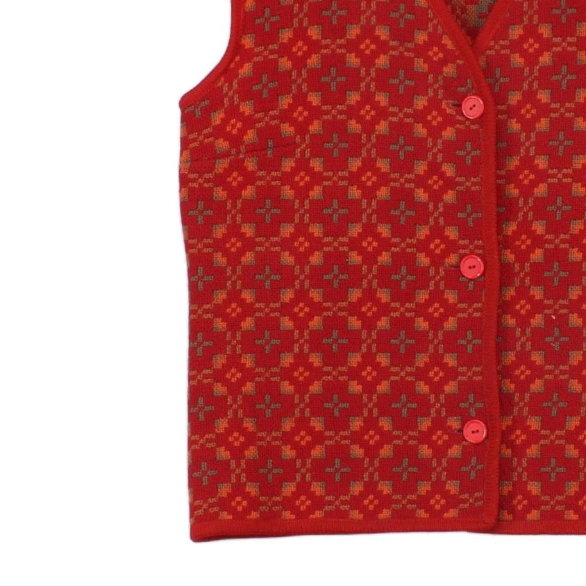 Womens Wool Waistcoat Uk Made Button Up