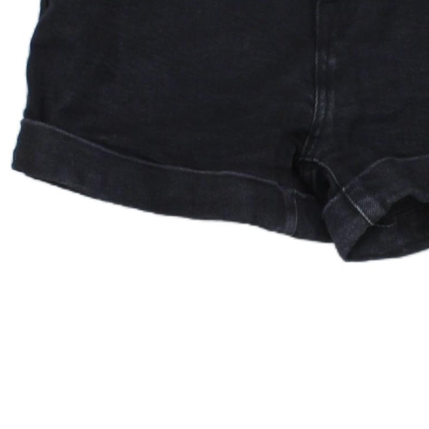 Womens Denim Shorts A-Line Mom