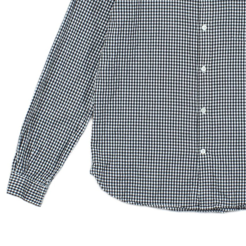 Mens Check Shirt Long Sleeve Tailored Fit