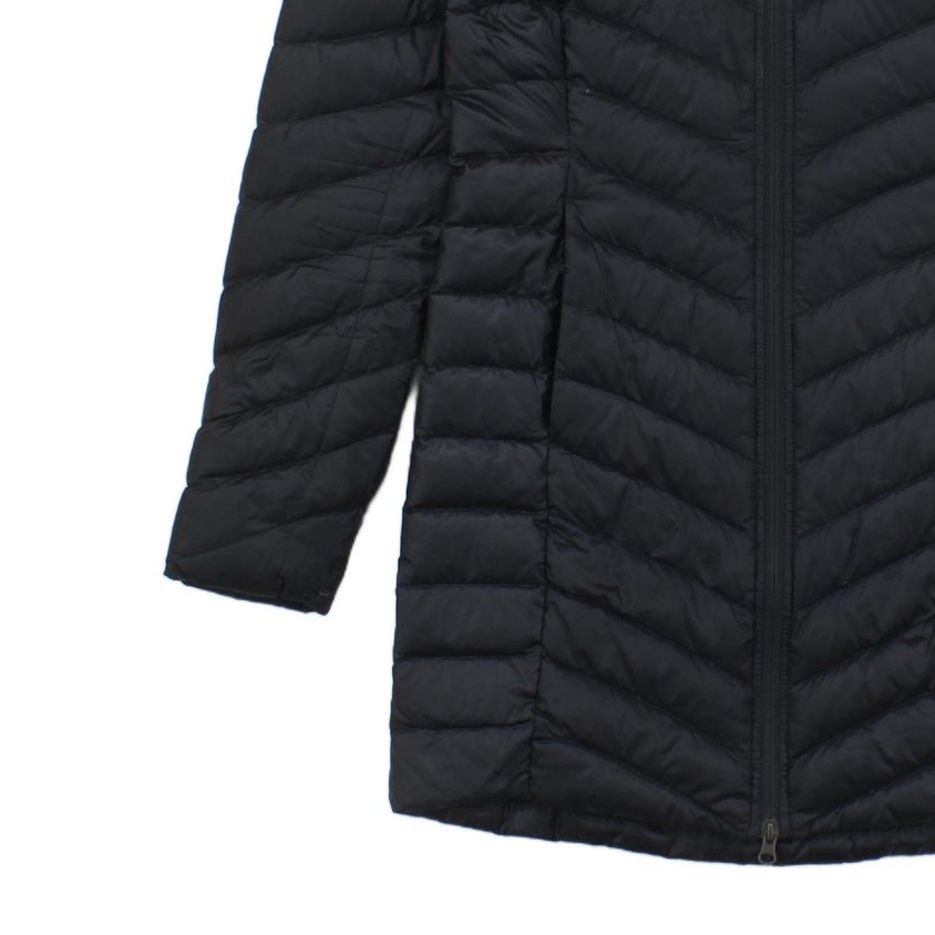 Womens 800 Down Quilted Coat Hooded Full Zip