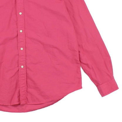 Mens Shirt Button Down Long Sleeve Collar