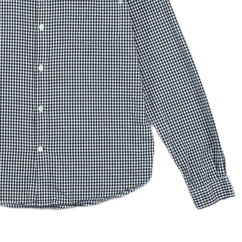 Mens Check Shirt Long Sleeve Tailored Fit