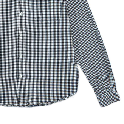Mens Check Shirt Long Sleeve Tailored Fit