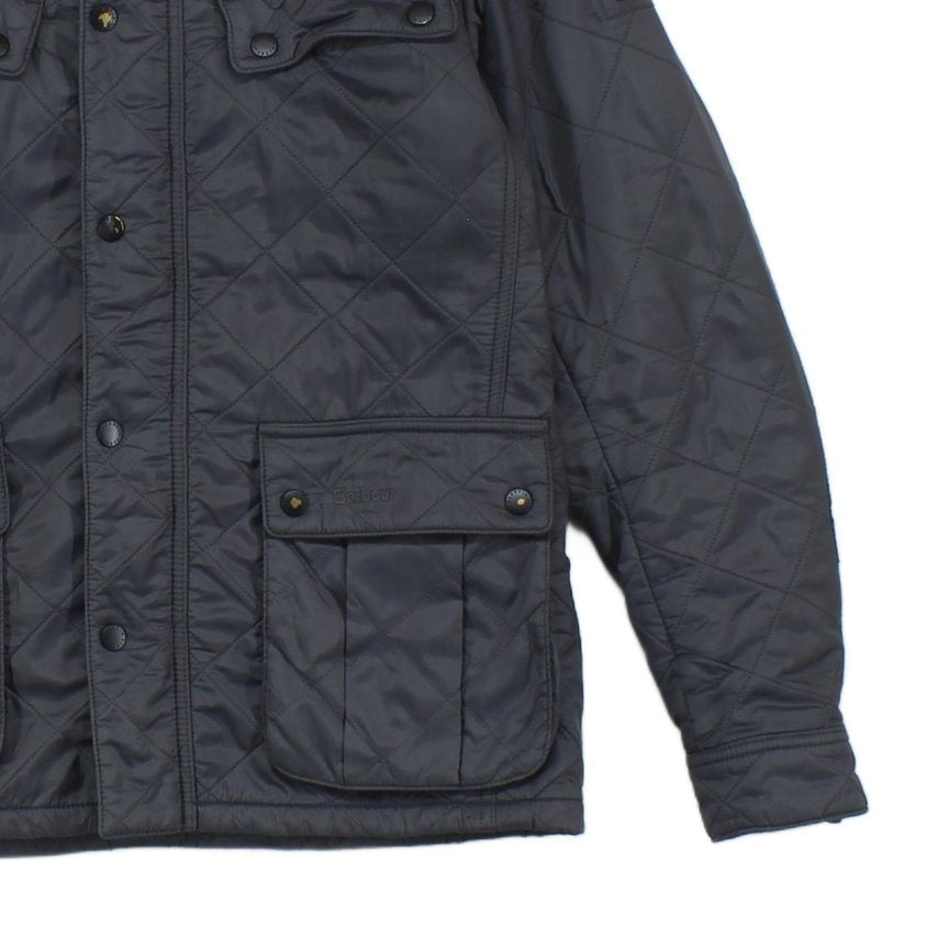 Mens Quilted Jacket Full Zip Outdoor