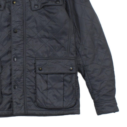 Mens Quilted Jacket Full Zip Outdoor