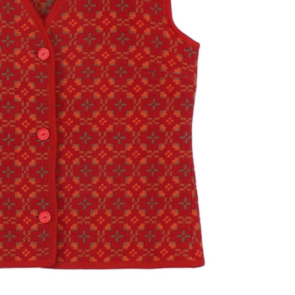 Womens Wool Waistcoat Uk Made Button Up