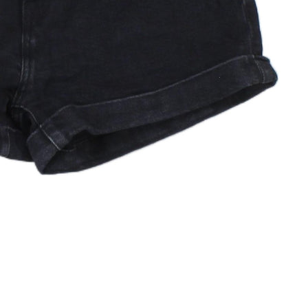 Womens Denim Shorts A-Line Mom