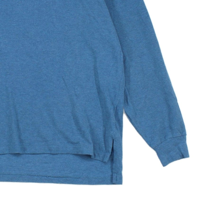 Mens Polo Shirt Long Sleeve Collared Cotton