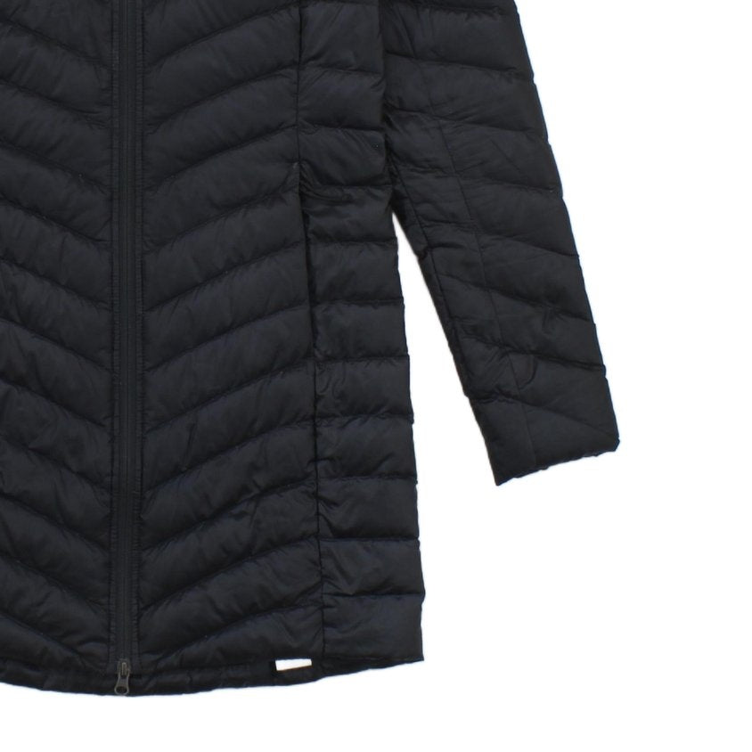Womens 800 Down Quilted Coat Hooded Full Zip