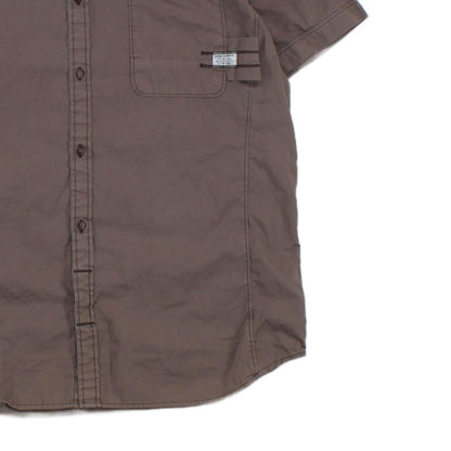 Mens Shirt Casual Short Sleeve Button Up Summer