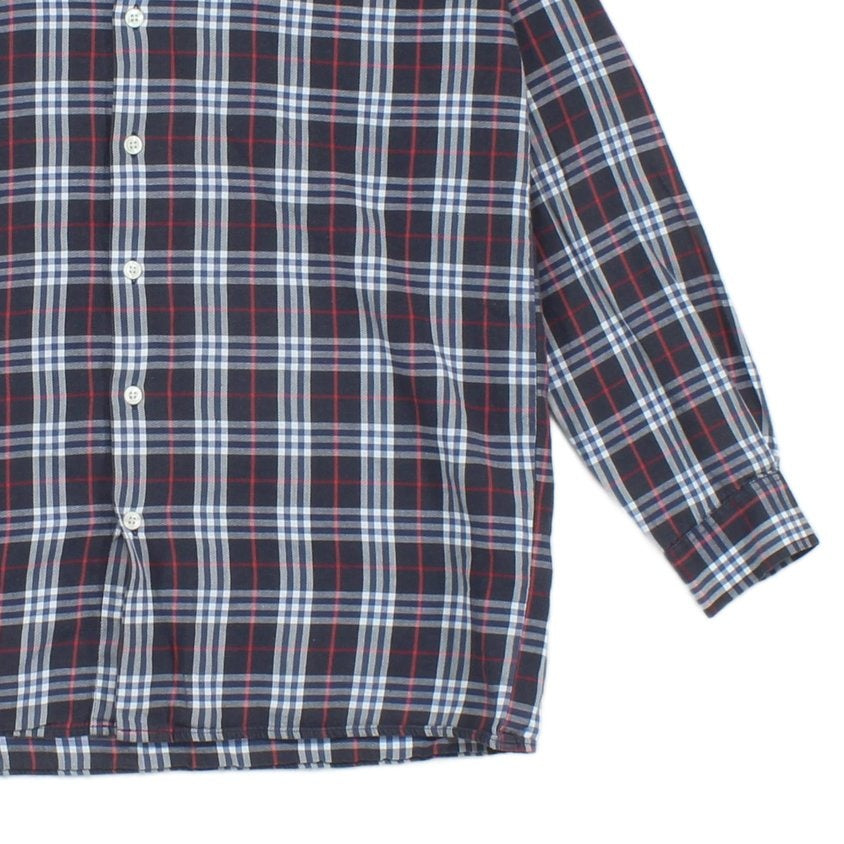 Boys Check Shirt Uk Made Button Up