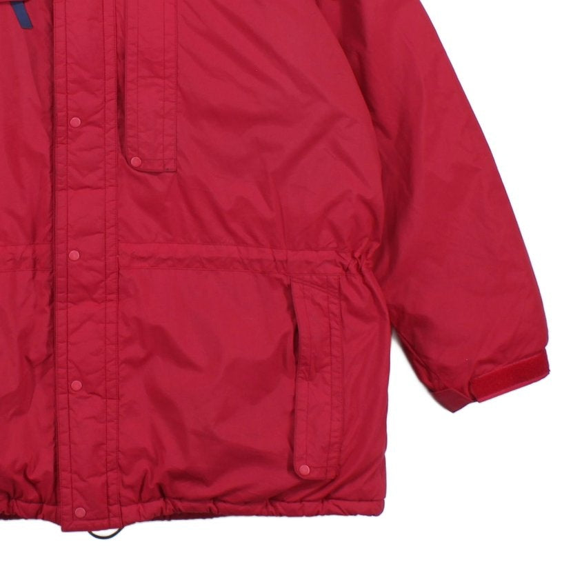 Mens Puffer Jacket Hooded Full Zip Insulated