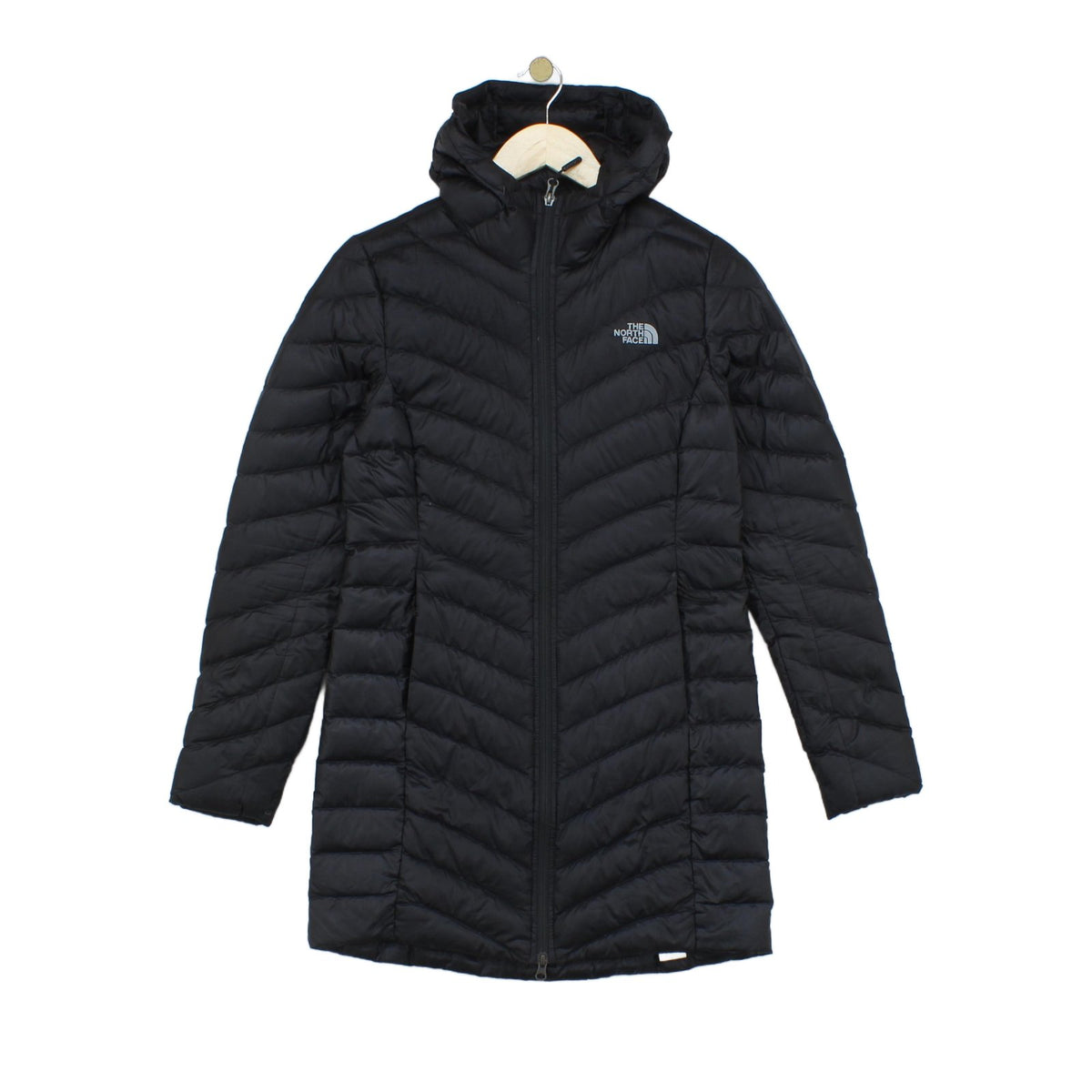 Womens 800 Down Quilted Coat Hooded Full Zip