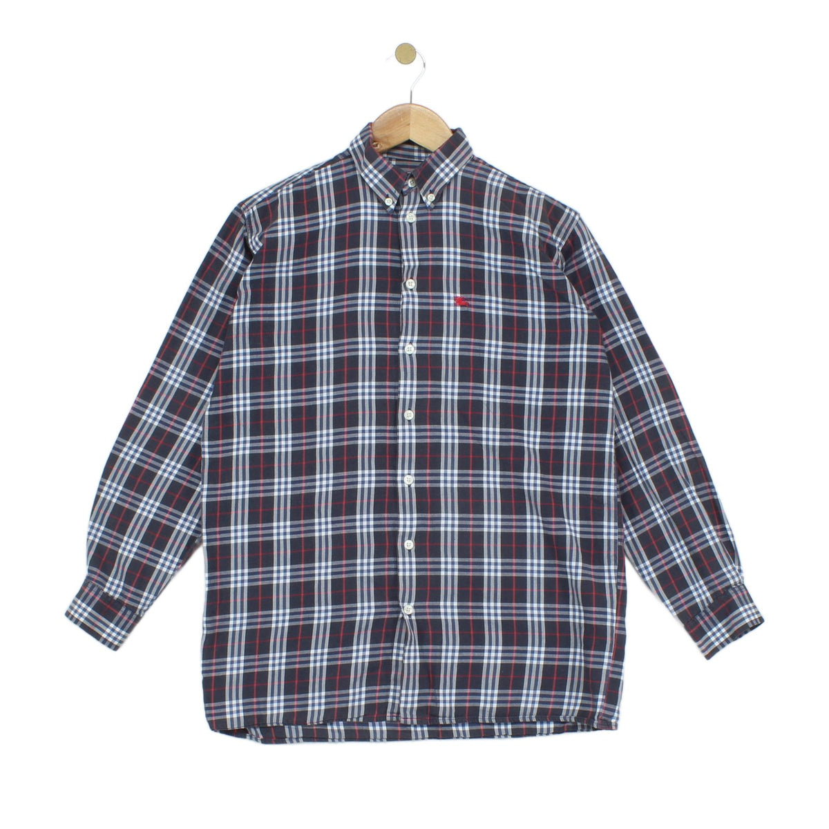 Boys Check Shirt Uk Made Button Up