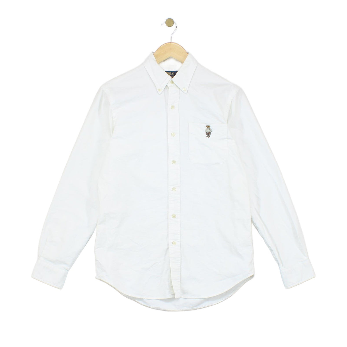 Mens Bear Oxford Shirt Classic Fit Button Down