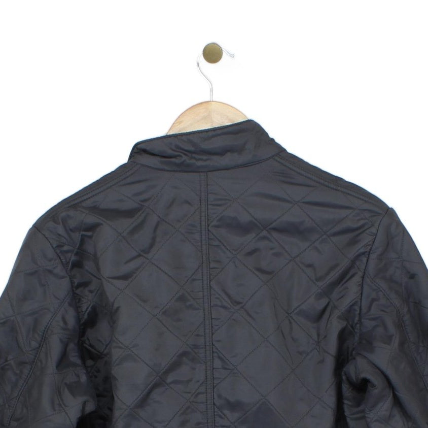 Mens Quilted Jacket Full Zip Outdoor
