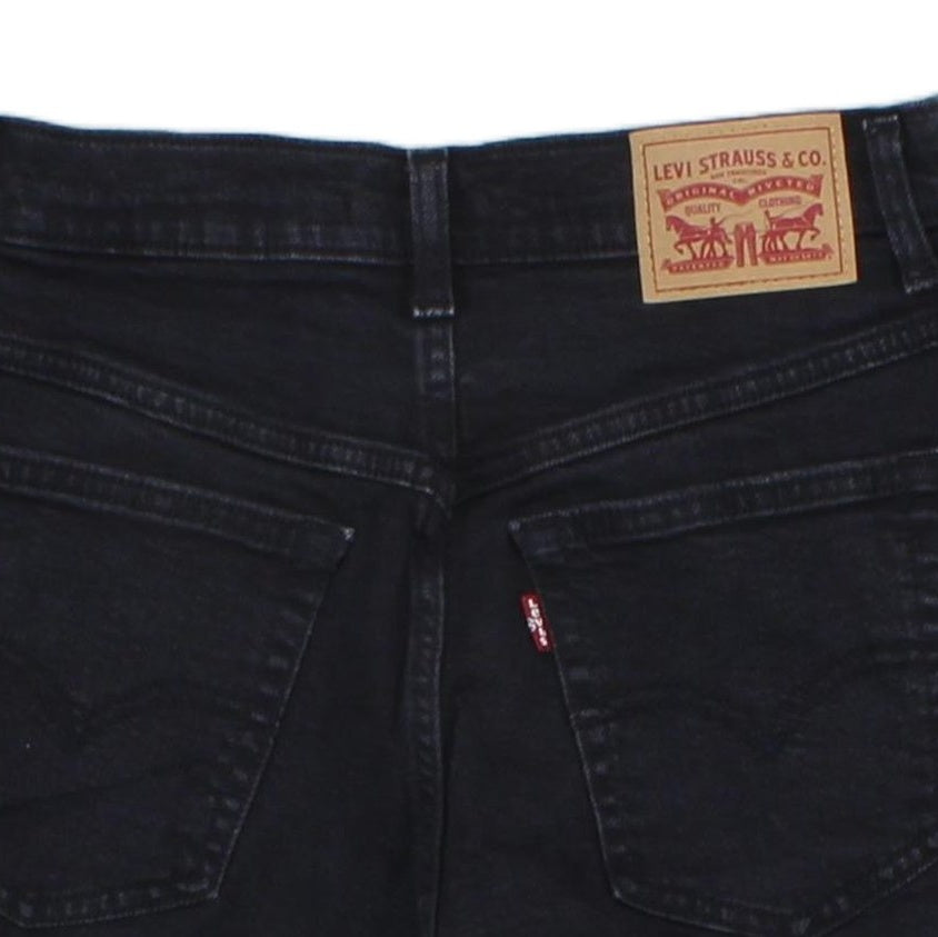 Womens Denim Shorts A-Line Mom
