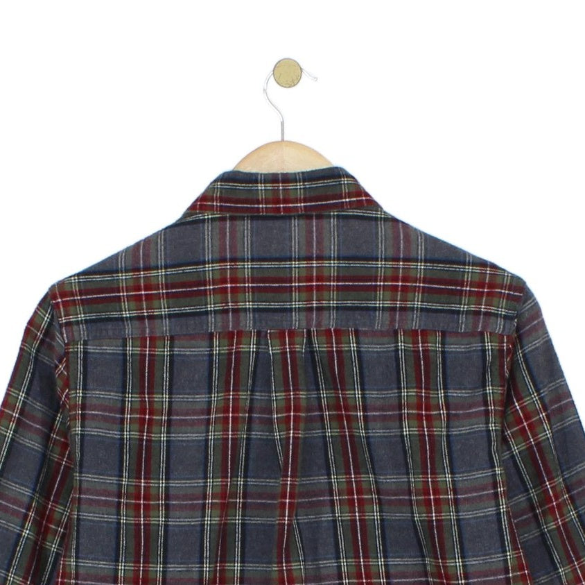 Womens Plaid Shirt Long Sleeve Classic