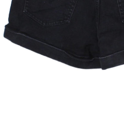 Womens Denim Shorts A-Line Mom