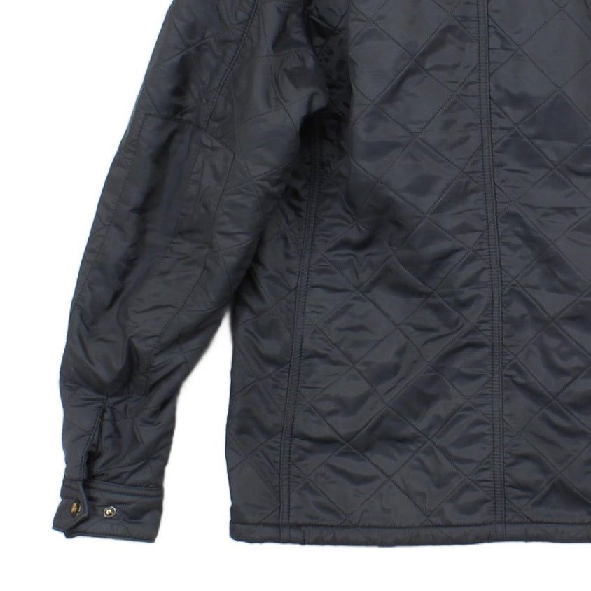 Mens Quilted Jacket Full Zip Outdoor
