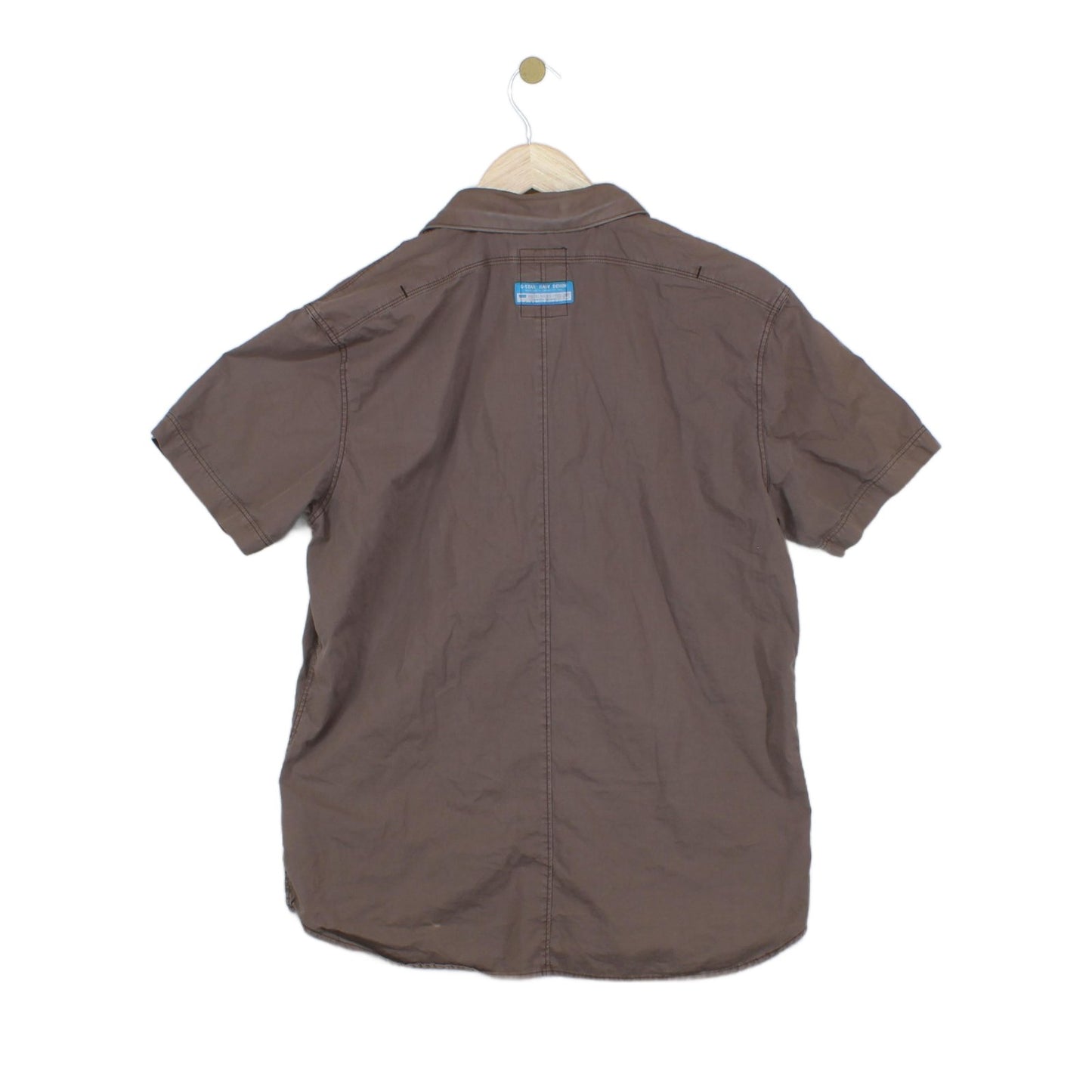 Mens Shirt Casual Short Sleeve Button Up Summer