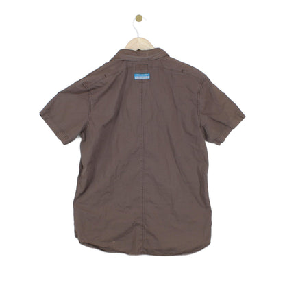 Mens Shirt Casual Short Sleeve Button Up Summer