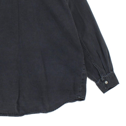 Mens Denim Shirt Long Sleeve Oversized