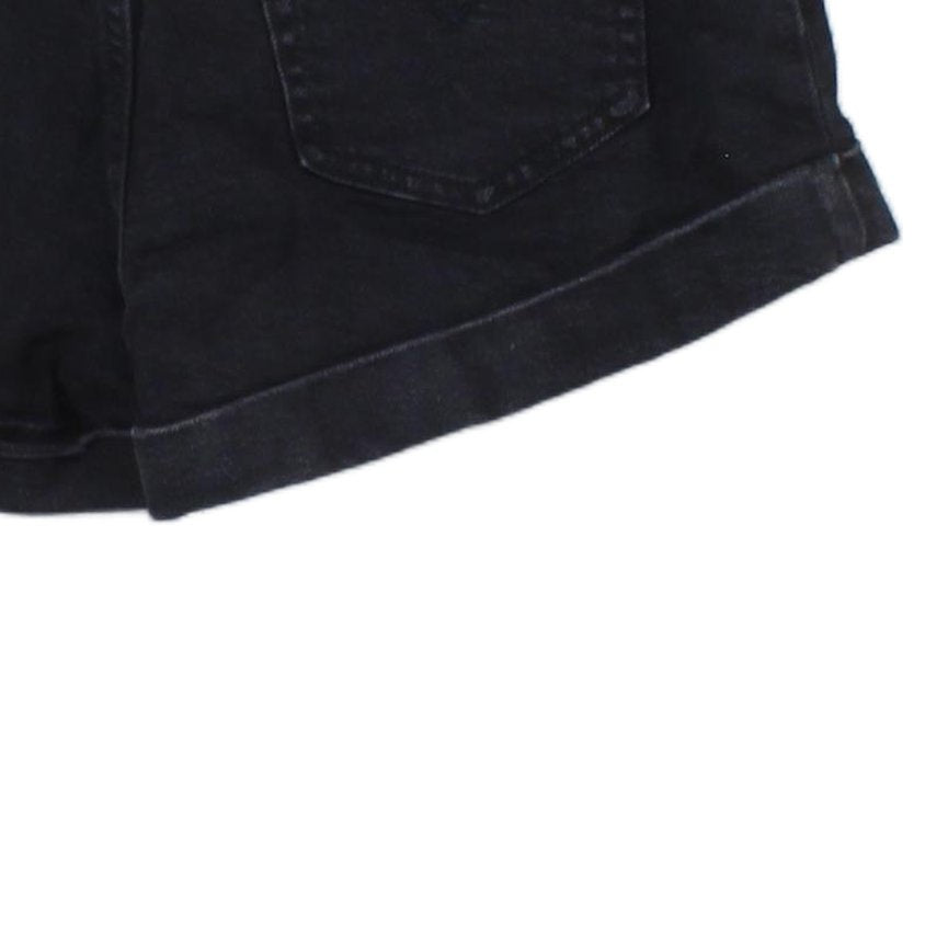 Womens Denim Shorts A-Line Mom
