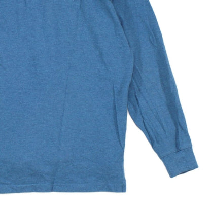 Mens Polo Shirt Long Sleeve Collared Cotton