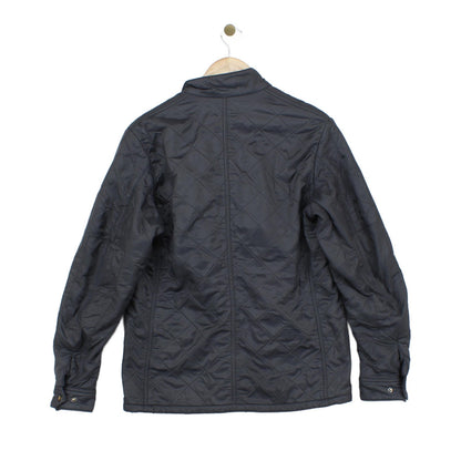 Mens Quilted Jacket Full Zip Outdoor