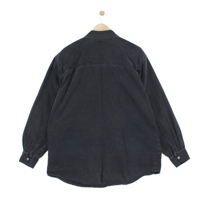 Mens Denim Shirt Long Sleeve Oversized