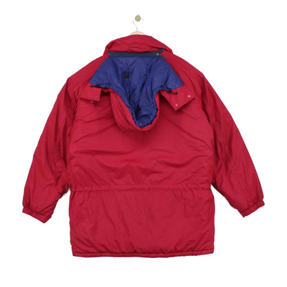 Mens Puffer Jacket Hooded Full Zip Insulated