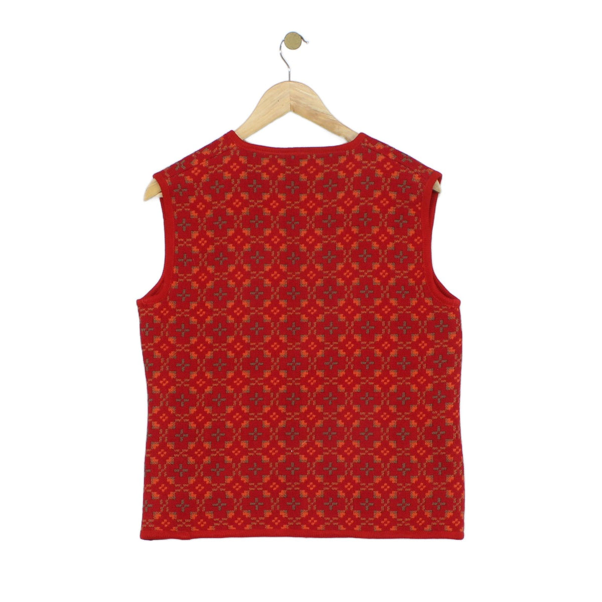 Womens Wool Waistcoat Uk Made Button Up