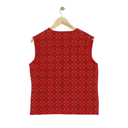 Womens Wool Waistcoat Uk Made Button Up