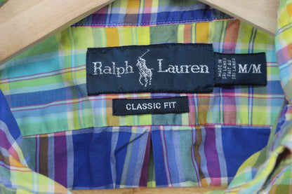 Mens Vintage Ralph Lauren Plaid Shirt