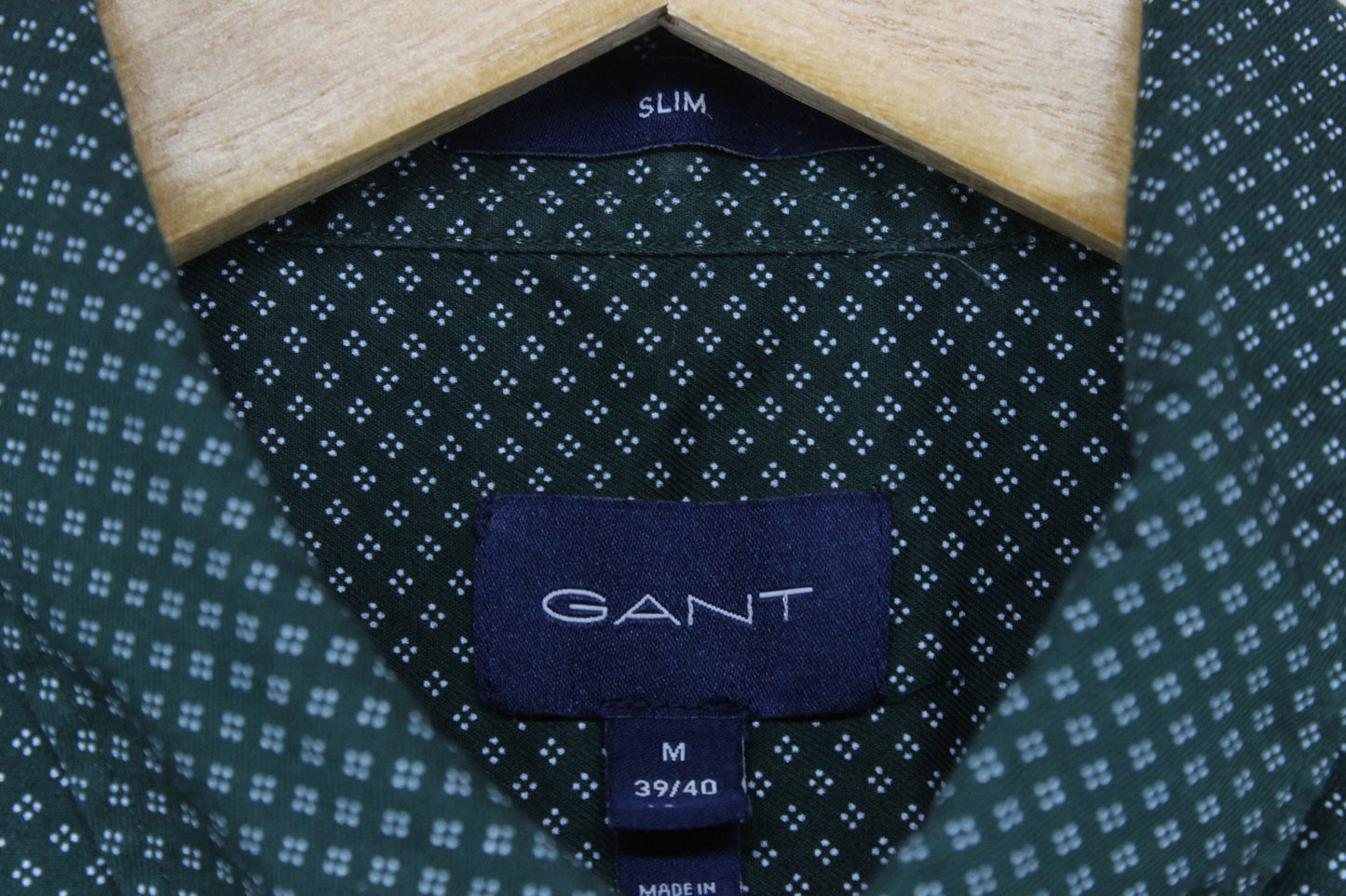 Mens Shirt Slim Button Down Printed