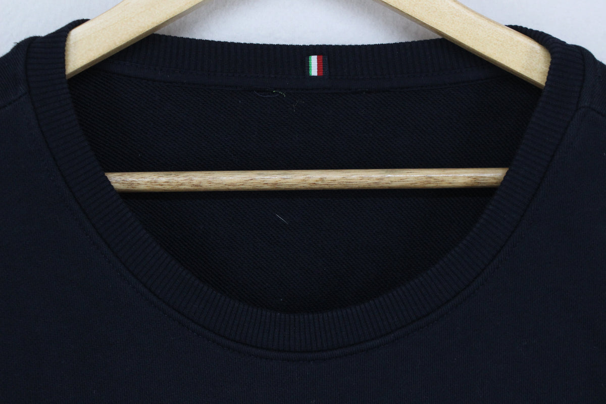 Womens Oversized Sweatshirt Logo Crew Neck